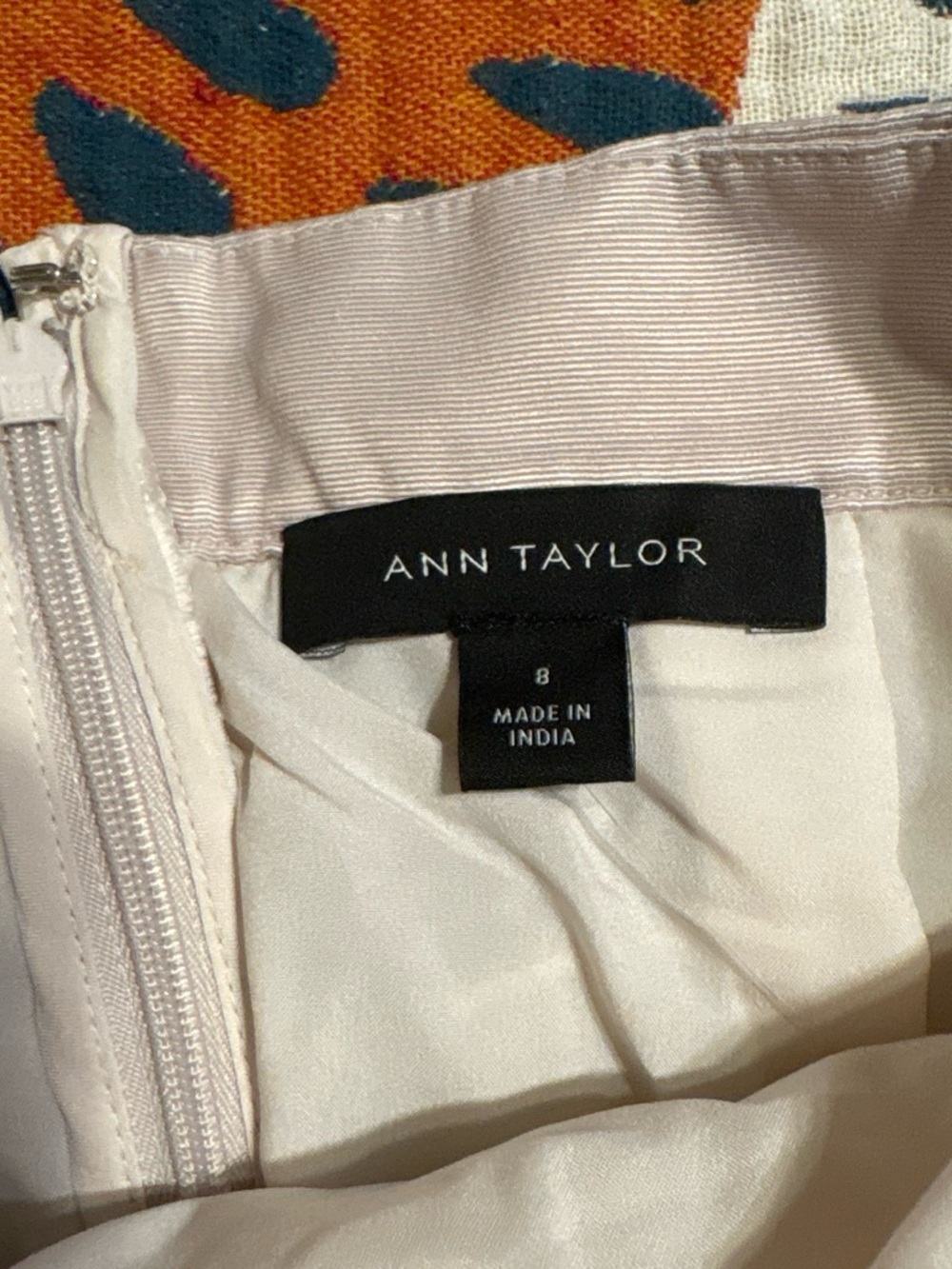Ann Taylor Ivory Ruffle Skirt - Picture 3 of 3